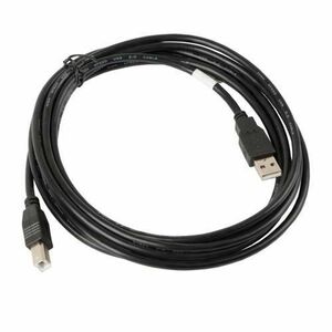 Cablu Lanberg 41353, lungime 3 m, USB-A, USB-B, Negru imagine