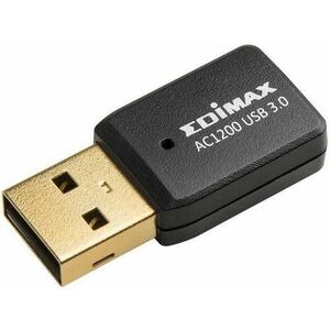 Adaptor Wireless Edimax EW-7822UTC, 1200 Mbps, USB 3.0 (Negru) imagine
