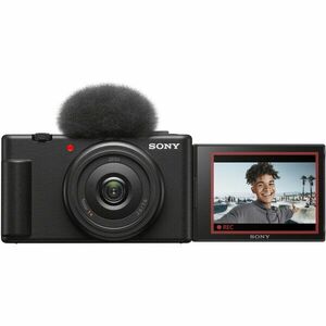 Camera foto vlogging Sony ZV-1F, 20.1MP, 4K, Negru imagine