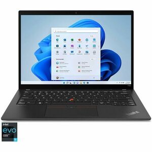 Laptop Lenovo ThinkPad T14s Gen 4 cu procesor Intel® Core™ i5-1335U pana la 4.60 GHz, 14'', WUXGA , IPS, 16GB, 512GB SSD, Intel® Iris® Xe Graphics, Windows® 11 Pro, Deep Black imagine