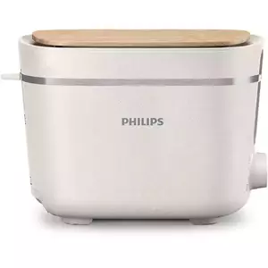 Prajitor de paine Philips HD2640/10 Conscious collection, 830 W, 2 sloturi, 8 setări de rumenire, Oprire automată, Capac de praf detașabil imagine