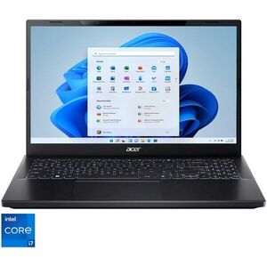 Laptop Acer Aspire 3D 15 A3D15-71GM-79WY cu procesor Intel® Core® i7-13620H pana la 4.9GHz, 15, 6'', 3D UHD, IPS, 32GB DDR5, 1TB SSD, NVIDIA® GeForce RTX™ 4050 6GB GDDR6, Windows 11 Home, Obsidian Black imagine
