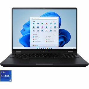 Laptop ASUS ProArt Studiobook Pro 16 OLED W7604J3D cu procesor Intel® Core™ i9-13980HX pana la 5.6 GHz, 16, 3.2K, OLED, Touch, 64GB, 2TB M.2 SSD, NVIDIA RTX™ 3000 Ada Generation 8GB GDDR6, Windows 11 Pro, Mineral Black imagine