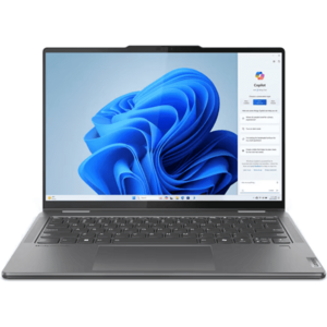Ultrabook Lenovo 14'' Yoga 7 2-in-1 14IML9, WUXGA OLED Touch, Procesor Intel® Core™ Ultra 7 155H (24M Cache, up to 4.80 GHz), 16GB DDR5X, 512GB SSD, Intel Arc, Win 11 Home, Storm Grey, 3Yr Onsite Premium Care imagine