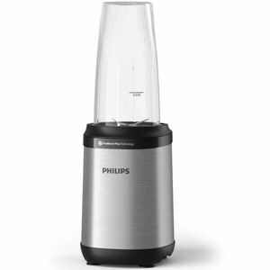 Blender Philips HR2764/00 Seria 5000, 800 W, Tehnologia si lame ProBlend Plus, Lame detasabile, Pahar de 700 ml cu capac, Design compact, negru/argintiu imagine