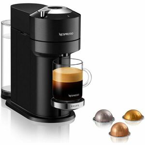 Espressor Nespresso Krups Vertuo Next Premium XN910810, 1500W, Centrifusion™, Conectare la telefon, 1.1L, Negru + set capsule degustare imagine