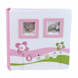 Album foto Lucky Baby, capacitate 200 poze, format 10x15, roz imagine