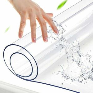 Rola folie de protectie PVC pentru mobilier, 1.2x30 metri, grosime 0.5 mm, transparent imagine