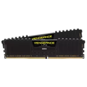 Memorie Desktop Corsair Vengeance LPX 16GB(2 x 8GB) DDR4 3200MHz Black AMD X570 imagine