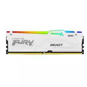 Memorie Desktop Kingston Fury Beast RGB 16GB DDR5 6000Mhz White EXPO imagine