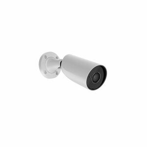 Camera supraveghere exterior IP Ajax BulletCam, 5 MP, 2.8 mm, IR 35 m, microfon, slot card, detectie obiecte prin AI, PoE, alb imagine