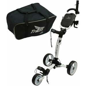 Axglo TriLite 3-Wheel SET Alb/Alb Cărucior de golf manual imagine
