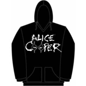 Alice Cooper Hoodie Eyes Logo Black XL imagine