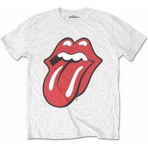 The Rolling Stones Tricou Classic Tongue White M imagine