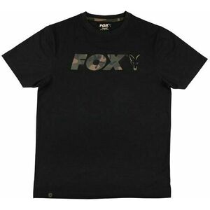 Fox Fishing Tricou Black/Camo Logo T-Shirt - L imagine