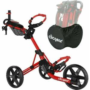 Clicgear Model 4.0 SET Matt Red Cărucior de golf manual imagine