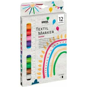 Kreul 90720 Textile Marker Set Junior Set markere textile Junior 12 buc imagine