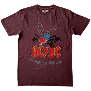 AC/DC Tricou Fly On The Wall Tour Maro S imagine