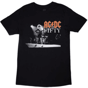 AC/DC Tricou On Stage Fifty Black S imagine