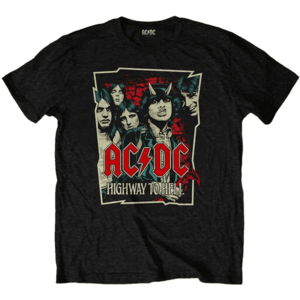 AC/DC Tricou Highway To Hell Sketch Black XL imagine