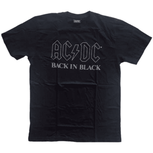 AC/DC Tricou Back In Black Black M imagine