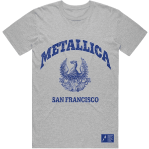 Metallica Tricou College Crest Gri M imagine