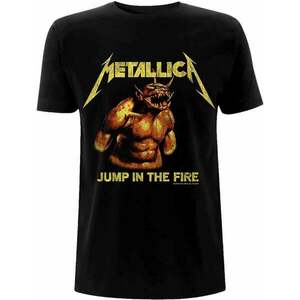 Metallica Tricou Jump In The Fire Vintage Black M imagine