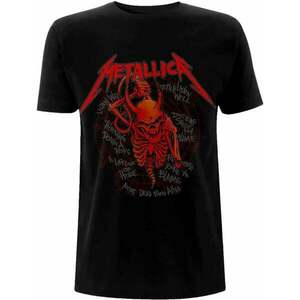 Metallica Tricou Skull Screaming Red 72 Seasons Black S imagine