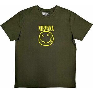Nirvana Tricou Yellow Smiley Verde M imagine