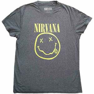Nirvana Tricou Yellow Smiley Flower Sniffin' Brindle S imagine