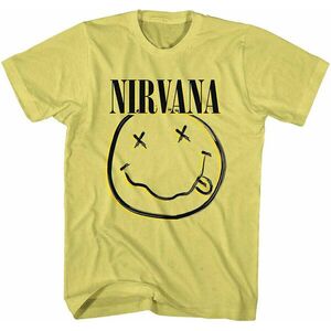 Nirvana Tricou Inverse Smiley Yellow XL imagine