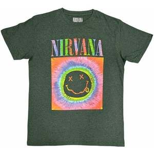 Nirvana Tricou Smiley Glow Box Verde M imagine