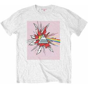 Pink Floyd Tricou Lichtenstein Prism White S imagine