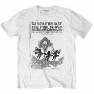 Pink Floyd Tricou Games For May B&W White S imagine