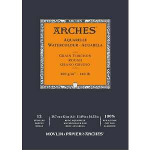 Arches Watercolour Rough Pad Natural White 42 x 7 cm 300 g Carnete de Schițe imagine