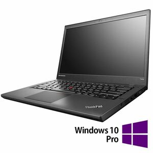 Laptop Refurbished Lenovo ThinkPad T440s, Intel Core i5-4210U 1.70-2.70GHz, 8GB DDR3, 256GB SSD, Webcam, 14 Inch HD + Windows 10 Pro imagine