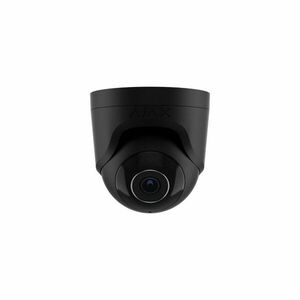 Camera supraveghere IP Dome Ajax TurretCam, 8 MP, 2.8 mm, IR 35 m, microfon, slot card, detectie obiecte prin AI, PoE, negru imagine