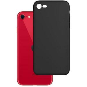 Husa de protectie 3MK Matt Case pentru iPhone SE 2020 / iPhone 8 / iPhone 7, TPU, Negru imagine