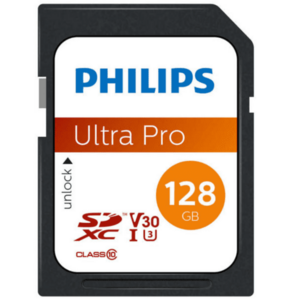 Card de memorie Philips FM12SD65B/00, SDXC, 128GB, Clasa 10, UHS-I U3, V30 imagine