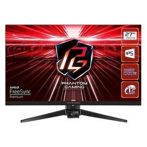 Monitor IPS LED ASROCK 27inch PG27FF1A, Full HD (1920 x 1080), HDMI, DisplayPort, AMD FreeSync, Boxe (Negru) imagine