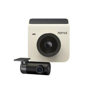Camera video auto 70Mai Dash A400 + Camera Spate RC09 (Alb/Negru) imagine
