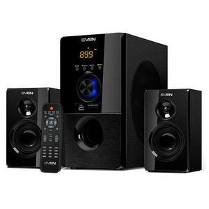 Micro Sistem audio SVEN MS-2050, 55W, USB/SD-card, radio FM, Bluetooth (Negru) imagine