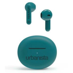 Casti True Wireless Urbanista Austin, Bluetooth, Microfon, control tactil, Waterproof IPX4, 5 ore Autonomie (Verde) imagine