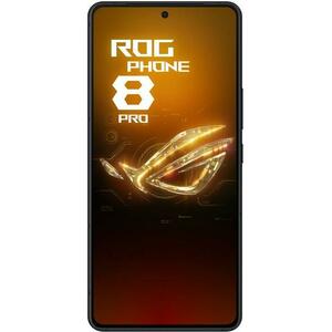 Telefon Mobil ASUS ROG Phone 8 Pro, Procesor Qualcomm Snapdragon 8 Gen. 3 Octa-Core, Ecran AMOLED 6.78inch, 16GB RAM, 512GB Flash, Camera Tripla 50+32+13MP, Wi-Fi, 5G, Dual Sim, Android (Negru) imagine