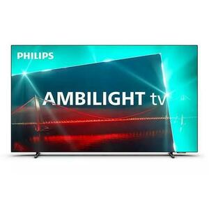 Televizor OLED Philips 165 cm (65inch) 65OLED718/12, Ultra HD 4K, Smart TV, Ambilight, WiFi, CI+ imagine