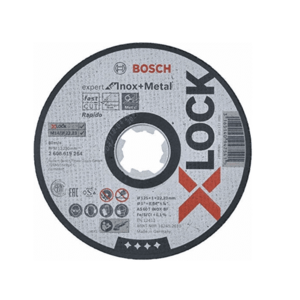 Disc Bosch Expert for Inox si Metal, 125 x 1mm cu X-LOCK pentru polizor unghiular imagine