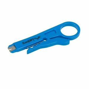 Cutter dezizolator, Lanberg 41823, pentru cabluri, in blister, Albastru imagine