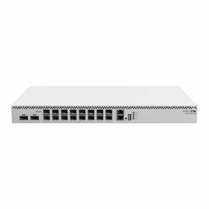 Switch Mikrotik, Cloud Router CRS518-16XS-2XQ-RM, 16x porturi SFP28 25Gbps, 2x Port QSFP28 100Gbps, carcasa 1U rackmount, Dual boot, RouterOS sau SwitchOS imagine
