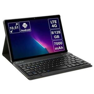 Tableta Blow PlatinumTAB11, Procesor Spreadtrum T618 Octa-Core, Ecran IPS 10.5inch, 8GB DDR3, 128GB Flash, 13MP+8MP, Wi-Fi, Bluetooth, 4G, Android + Husa cu tastatura (Negru) imagine