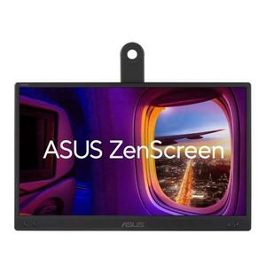 Monitor Portabil IPS LED Asus ZenScreen 15.6inch MB166CR, Full HD (1920 x 1080), USB-C (Negru) imagine